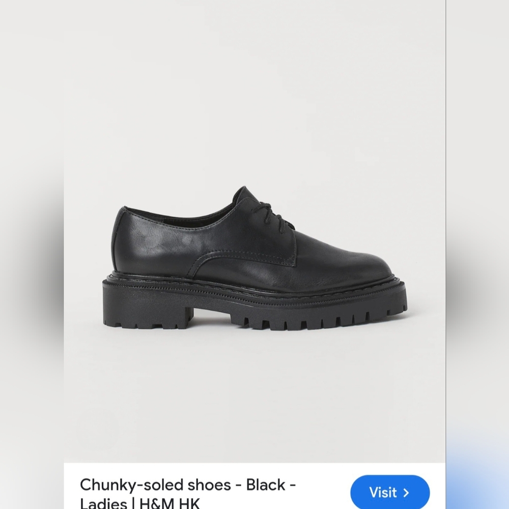 H&M - Black Chunky-Soled Shoes